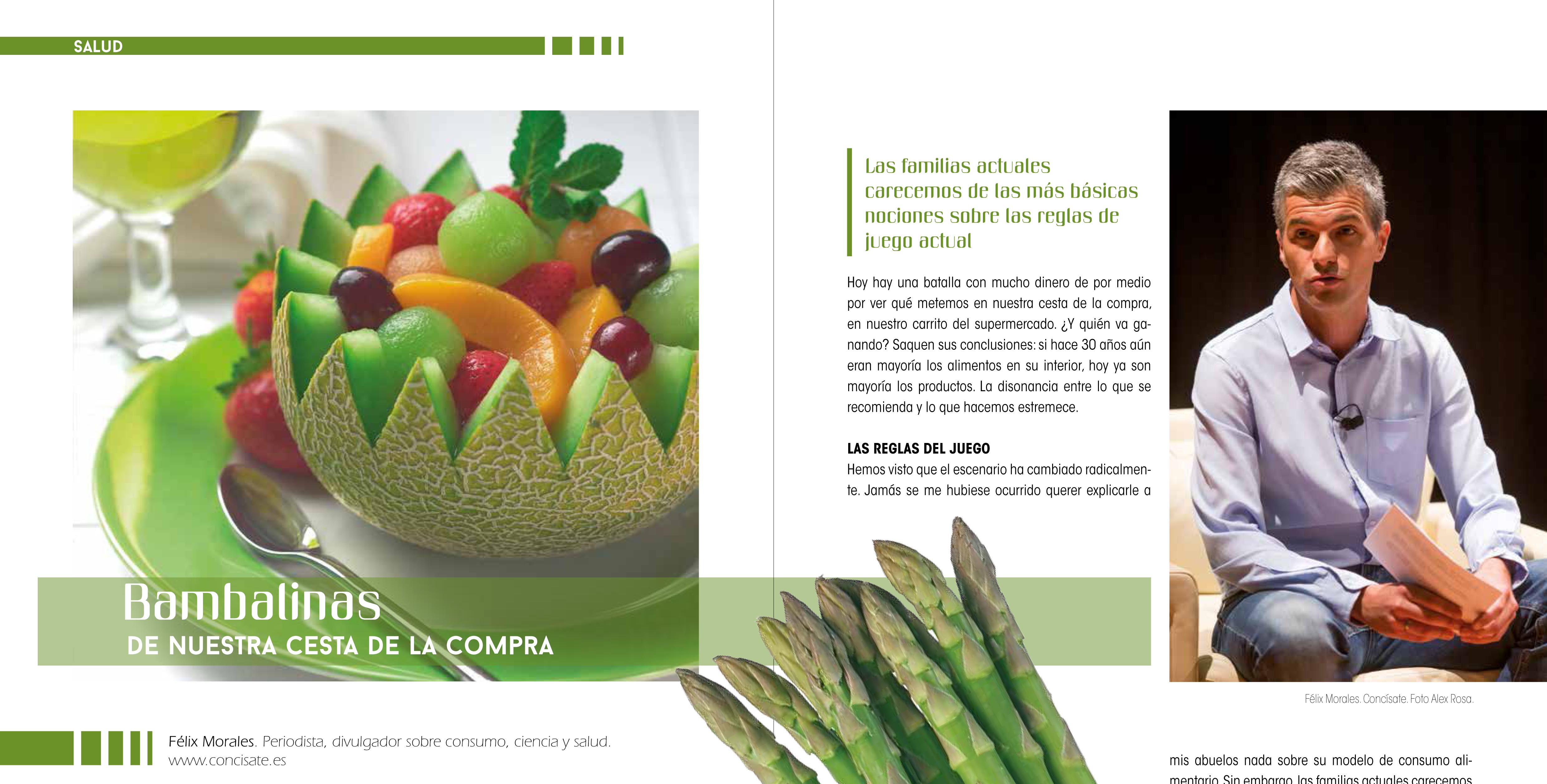 Félix A. Morales Concísate artículo consumo salud alimentación revista En Forma